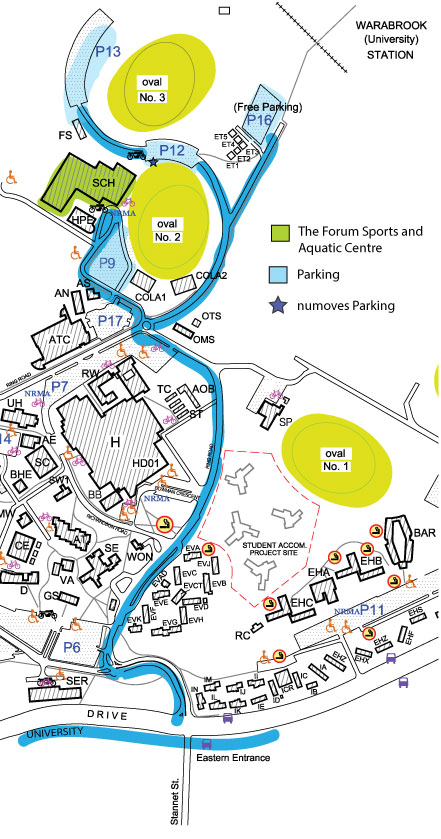 Newcastle uni campus map Find Us